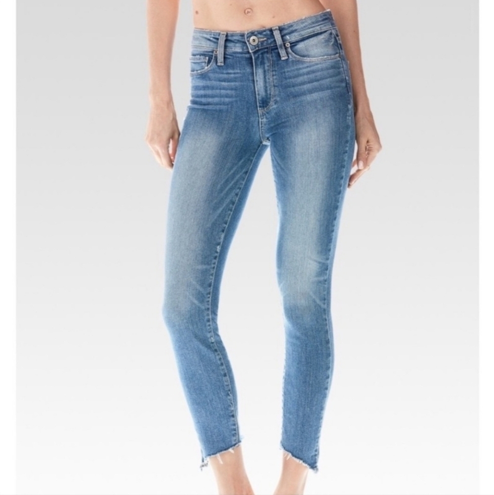Paige Hoxton Crop with Angled Fray Hem, 29